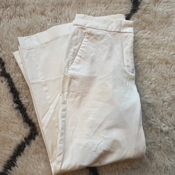 J.Crew Kate Straight-Leg Pant in Bi-Stretch Cotton – Ivory – Petite 6 - Picture 9 of 11